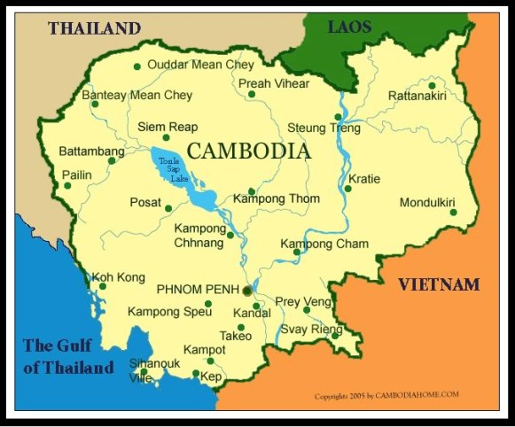 Camboya-mapa