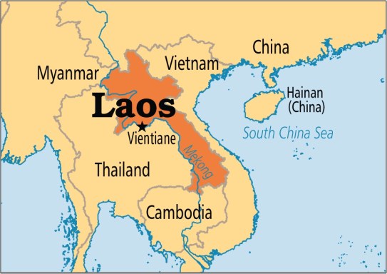 laos-mapa