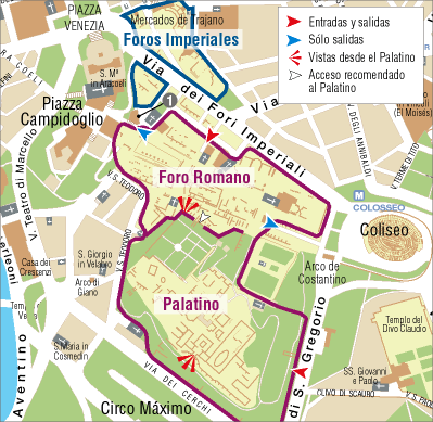 mapa-foro-romano